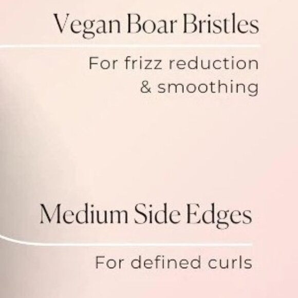 NEW!! Pink Curl Defining Brush, Bristle Styling Brush for Curly Hair - Picture 6 of 8